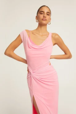 Clearance Amanda Uprichard Aliana Dress LightPink/HotPink