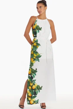 New Amanda Uprichard Alicanta Maxi Lemonhead