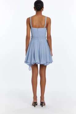 Clearance Amanda Uprichard Anais Dress LightBlue