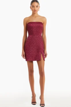 Best Amanda Uprichard Arely Dress Burgundy