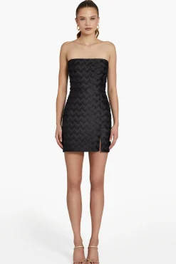 Hot Amanda Uprichard Arely Dress in Pleat Black