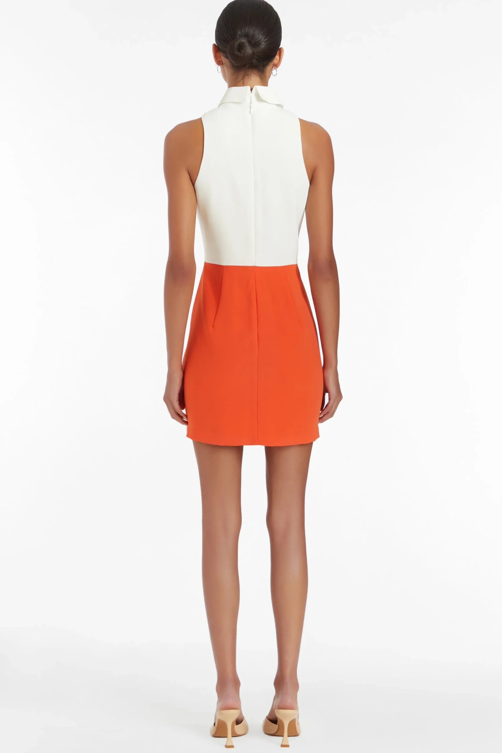 Hot Amanda Uprichard Augusta Romper Ivory/Mandarin