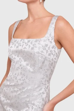 Discount Amanda Uprichard Augustine Dress Silver