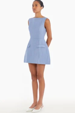 Online Amanda Uprichard Banco Dress Blue