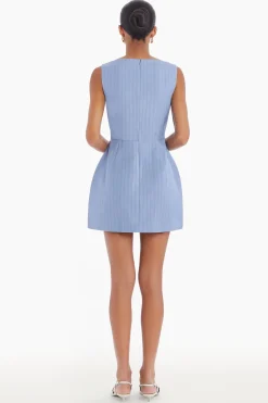 Online Amanda Uprichard Banco Dress Blue