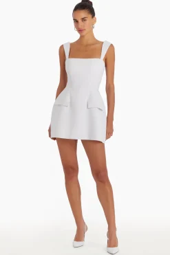 New Amanda Uprichard Bethany Skort Romper Ivory
