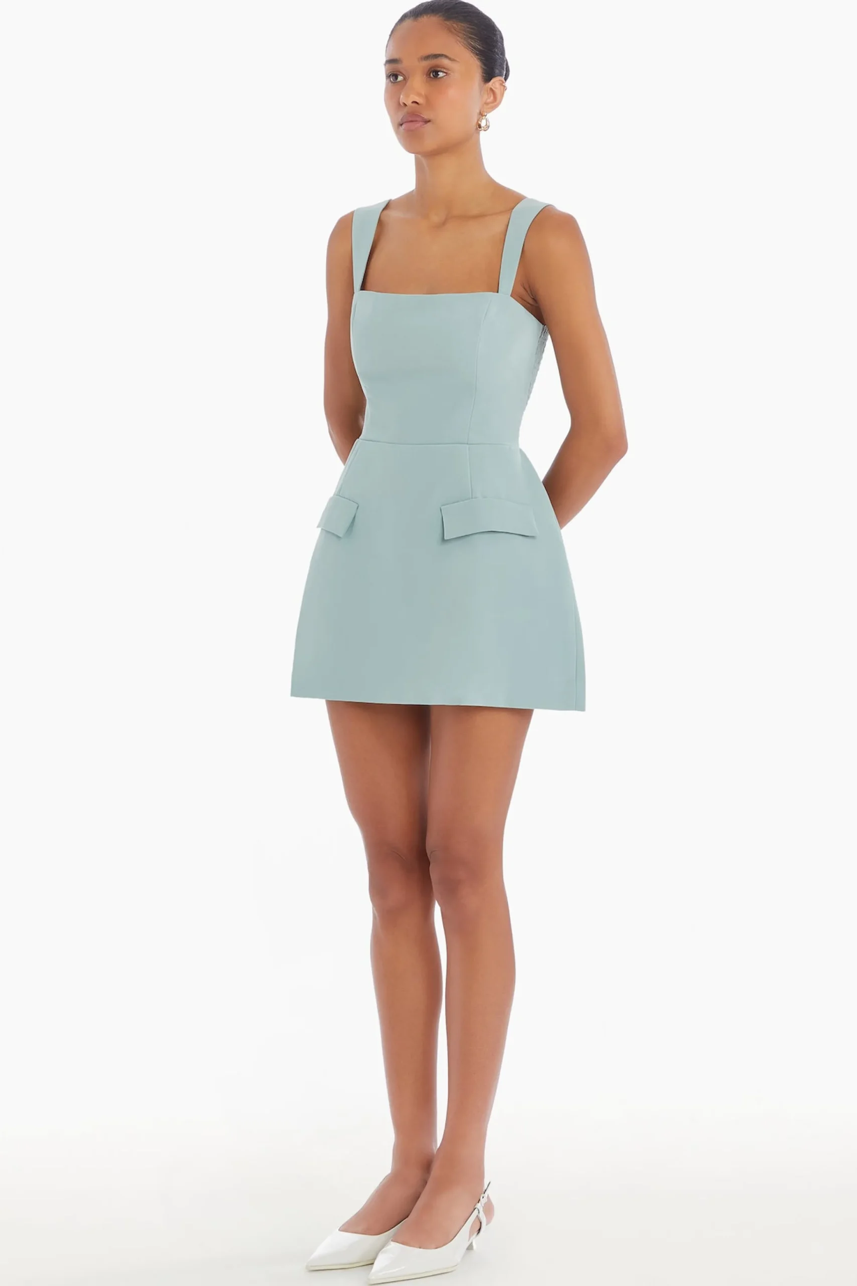 Hot Amanda Uprichard Bethany Skort Romper Misty