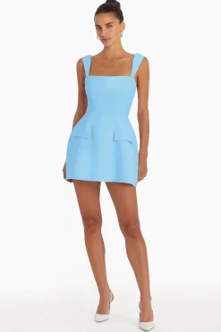 Amanda Uprichard Bethany Skort Romper Pacific