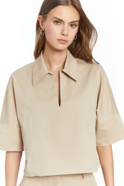 Amanda Uprichard Bryce Top Khaki