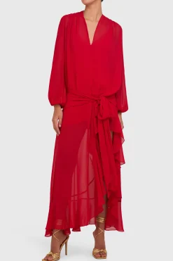 Hot Amanda Uprichard Calliope Dress Red