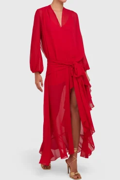 Hot Amanda Uprichard Calliope Dress Red