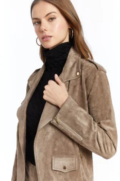 Amanda Uprichard Cameri Jacket Taupe