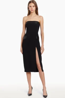 Online Amanda Uprichard Cassia Dress Black