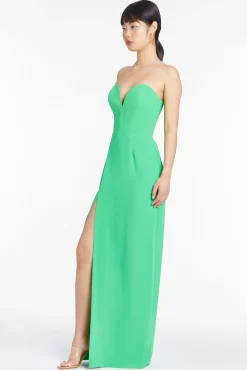 Discount Amanda Uprichard Cherri Gown Grass