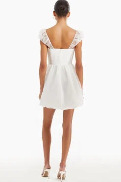Outlet Amanda Uprichard Clydette Dress White