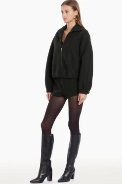 Hot Amanda Uprichard Como Bomber Jacket DarkGreen