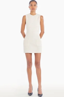 Sale Amanda Uprichard Delia Dress Oat