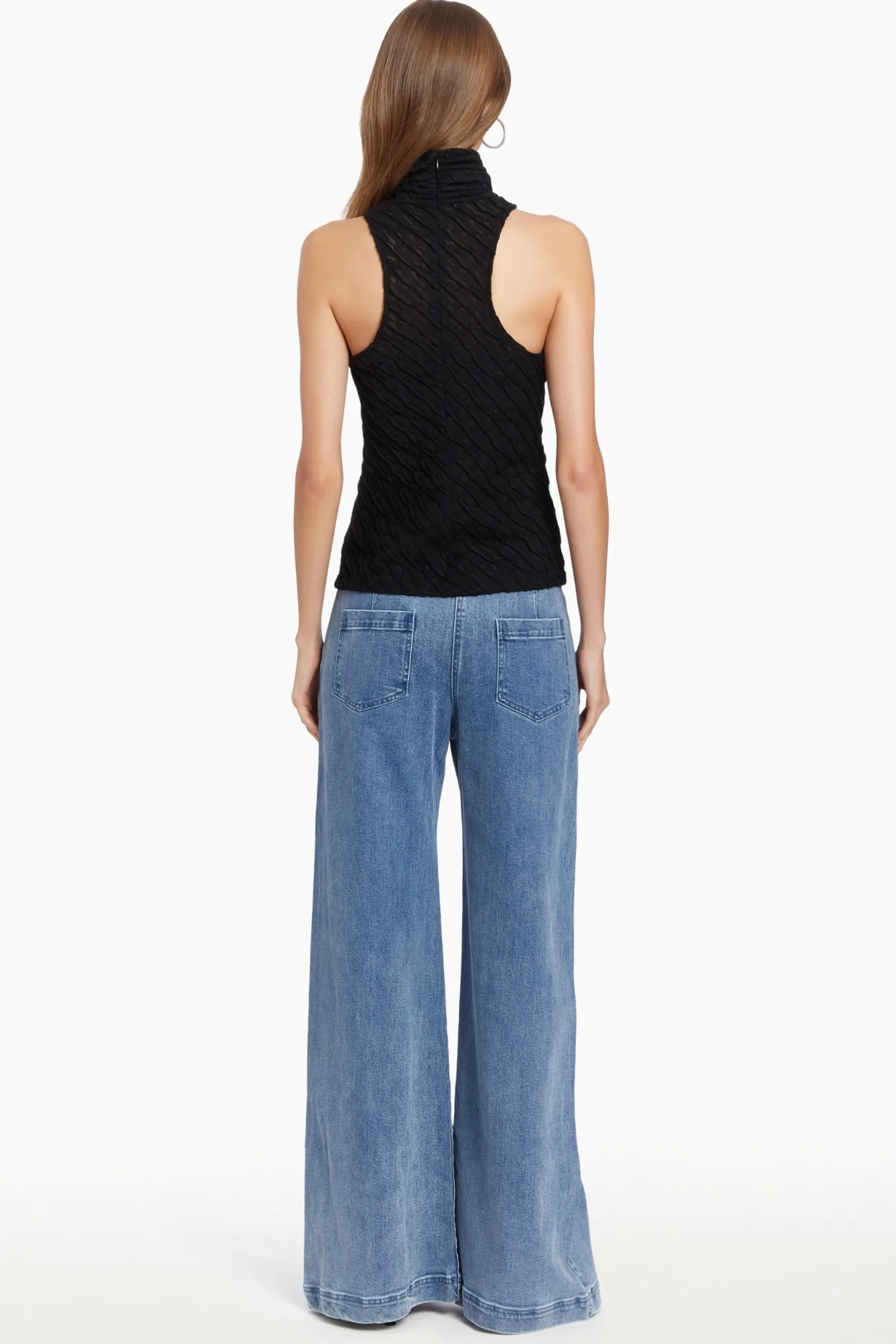 Outlet Amanda Uprichard Dielle Top Black