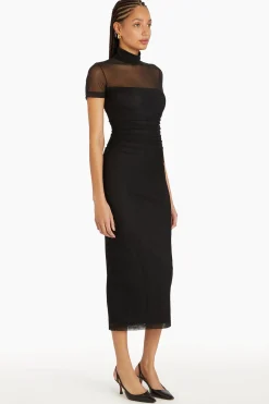 Sale Amanda Uprichard Dominique Dress in Mesh Black
