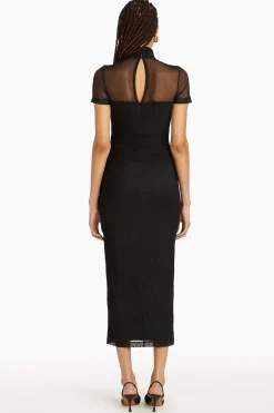 Sale Amanda Uprichard Dominique Dress in Mesh Black