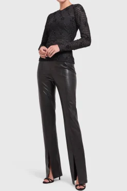 Online Amanda Uprichard Drea Top Black