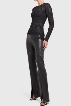 Online Amanda Uprichard Drea Top Black