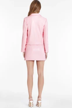 Amanda Uprichard Dylan Jacket AntiqueRose