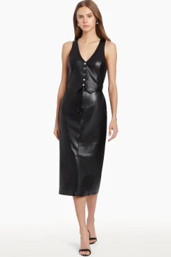 Online Amanda Uprichard Ethan Dress Black