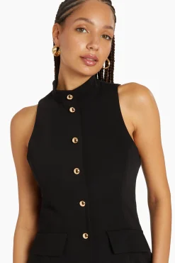 Clearance Amanda Uprichard Evelyn Skort Romper Black