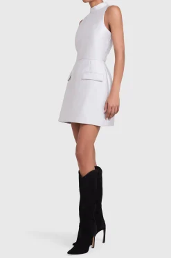 Clearance Amanda Uprichard Everhart Dress Silver