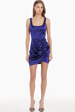 Clearance Amanda Uprichard Fiorella Dress Blueberry