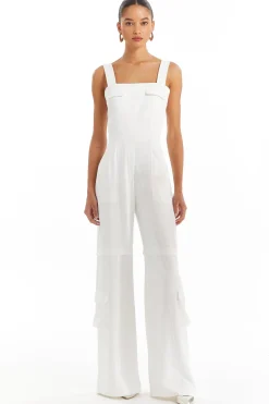 Best Amanda Uprichard Frida Jumpsuit Ivory