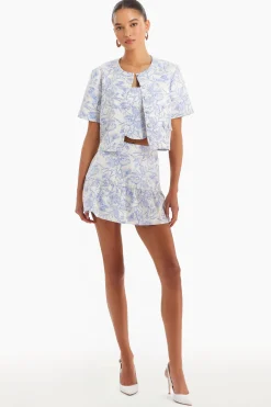 Amanda Uprichard Gabbie Skort EnglishBlue