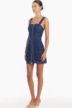Best Amanda Uprichard Gage Dress in Denim HeritageWash