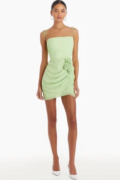 New Amanda Uprichard Holly Dress Pear