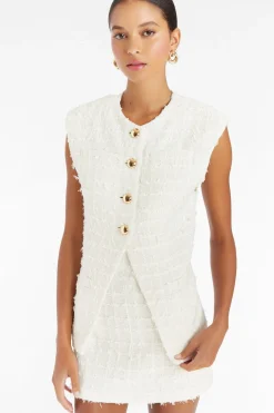 Sale Amanda Uprichard Hughes Vest White