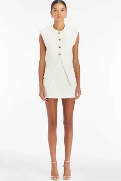 Sale Amanda Uprichard Hughes Vest White