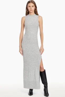 Sale Amanda Uprichard Isla Dress LightHeatherGray