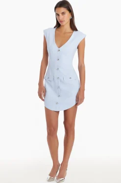 Discount Amanda Uprichard Ivana Dress Arctic