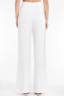 Discount Amanda Uprichard Jane Pants in Amalfi Ivory