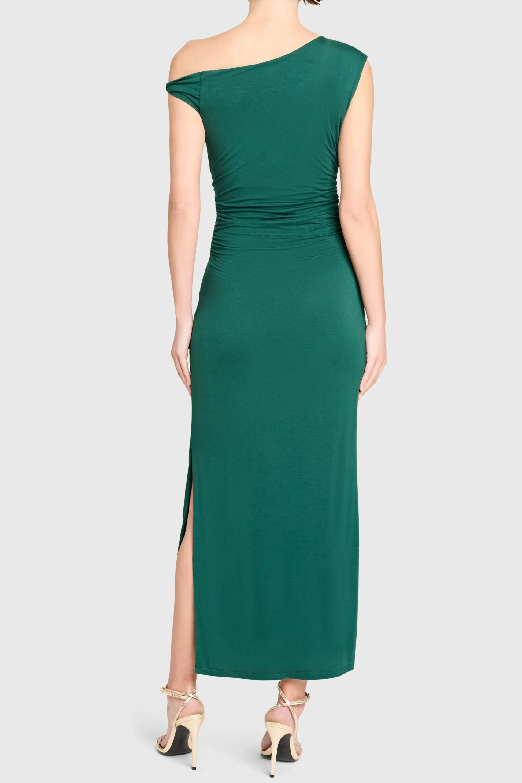 Discount Amanda Uprichard Jennan Dress HunterGreen