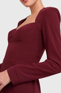 Amanda Uprichard Katana Dress Russet