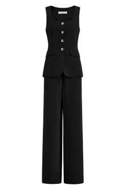 Outlet Amanda Uprichard Kya Jumpsuit Black