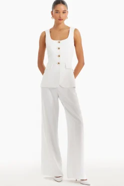 Amanda Uprichard Kya Jumpsuit Ivory
