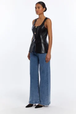 Online Amanda Uprichard Kya Top Black