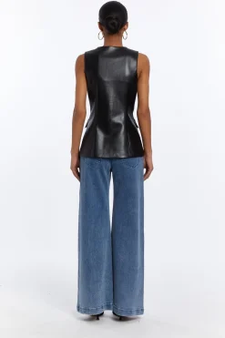 Online Amanda Uprichard Kya Top Black