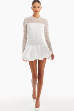 Discount Amanda Uprichard Lacey Skort Romper White