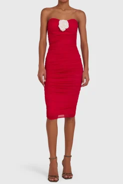 Outlet Amanda Uprichard Lopez Rose Dress Kiss