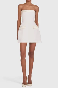 Best Amanda Uprichard Lucienne Skort Romper Ivory