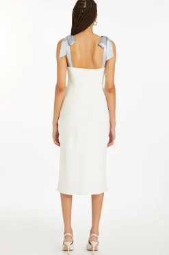 New Amanda Uprichard Lusana Dress Aero/Ivory